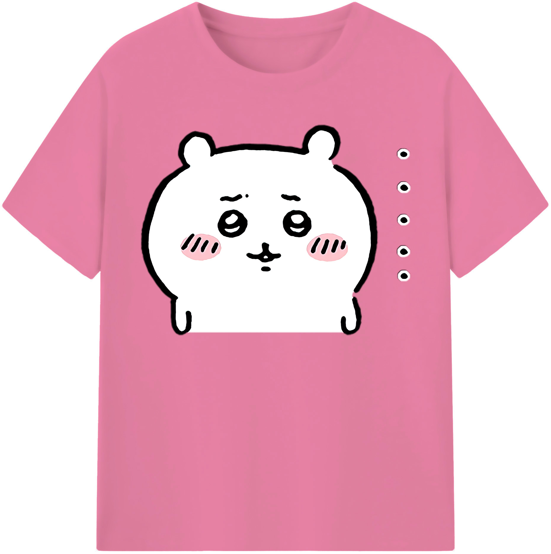 （画像用） ちいかわ ちいかわ Chii-kawa chiikawa 綿100％半袖Tシャツ（フロントプリント）